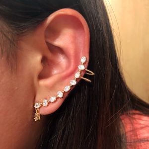 Rhinestone Ear Cuff